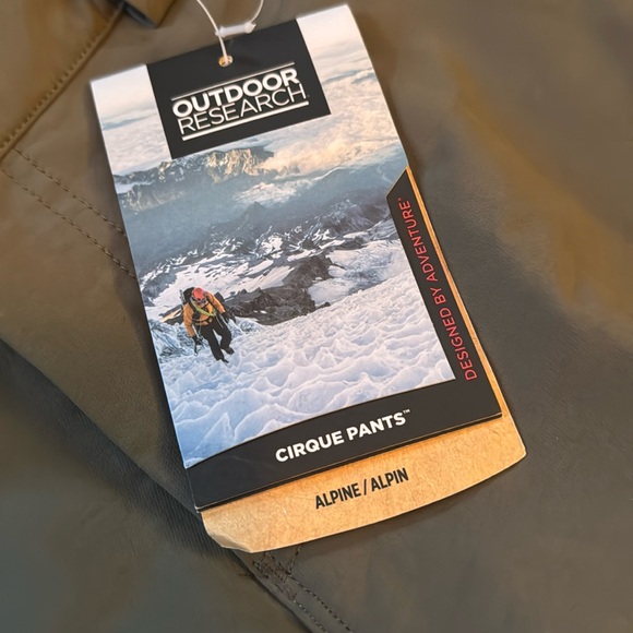 Outdoor Research cirque stretch ski snow pants pewter Back Country NEW NWT Large - Picture 3 of 15